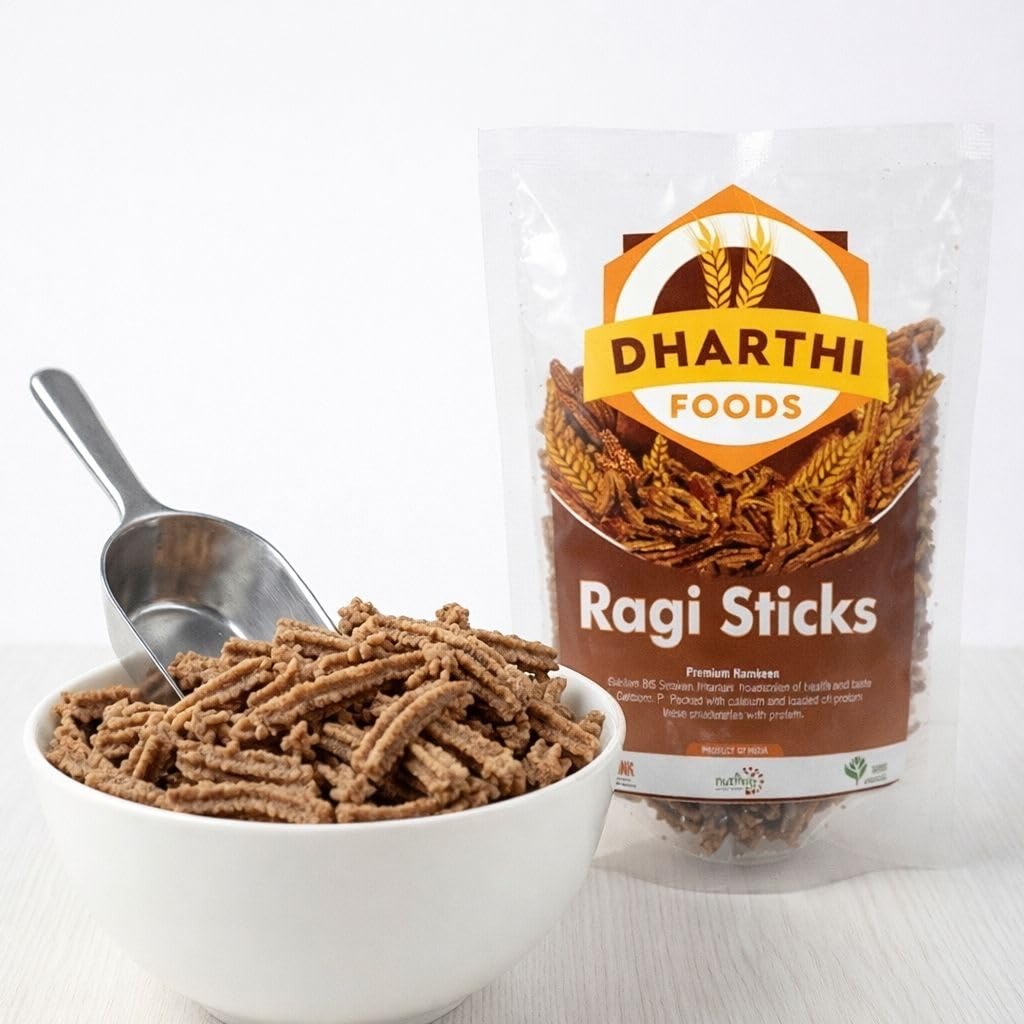 Crunchy Ragi Sticks — Dharthi Foods