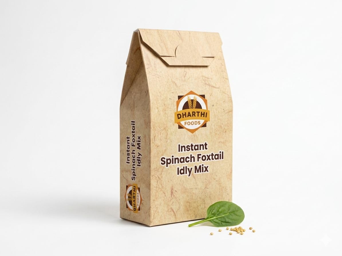Instant Spinach Foxtail Idly Mix